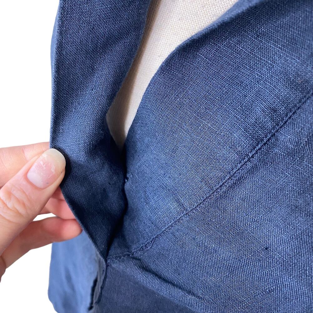 Grassroot By Anita Dongre 100% Linen Split Neck C… - image 5